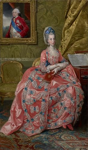 Tableaux peintures de l'archiduchesse Maria Amalia pour bureau 60x90cm