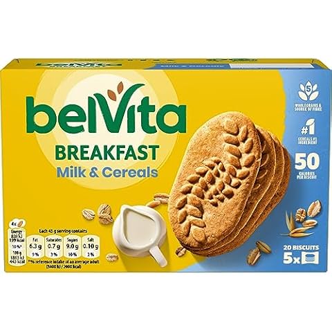Belvita Wholegrain Breakfast Biscuits with Milk Cover