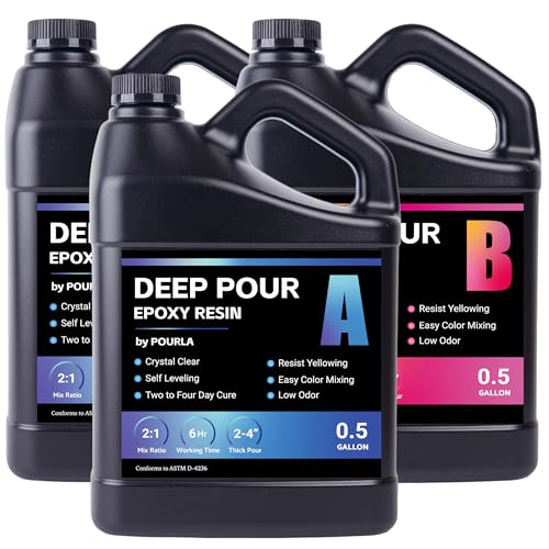 POURLA Deep Pour Epoxy Resin (1.5 Gallon)