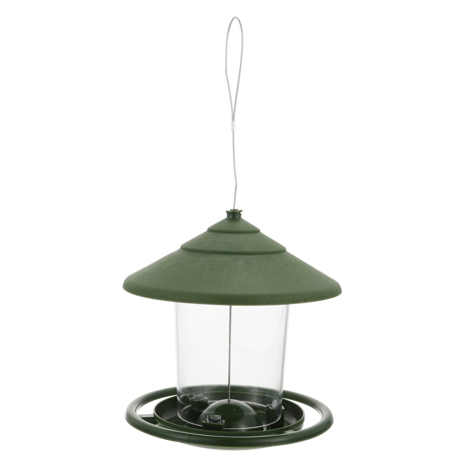 BESPORTBLE 2pezzi Mangiatoia Per Uccelli Da Appendere Dispenser Di Cibo Per Uccelli Da Giardino e Pulire Design Semplice e Pratico Per Uso Esterno