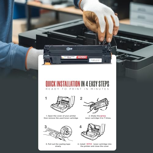 Image of Intex LTC 388A GB Toner Cartridge | Compatible for HP LaserJet M1136, M1213, M1216, M1218, MFP M126, M128, M202, M226 | High Yield