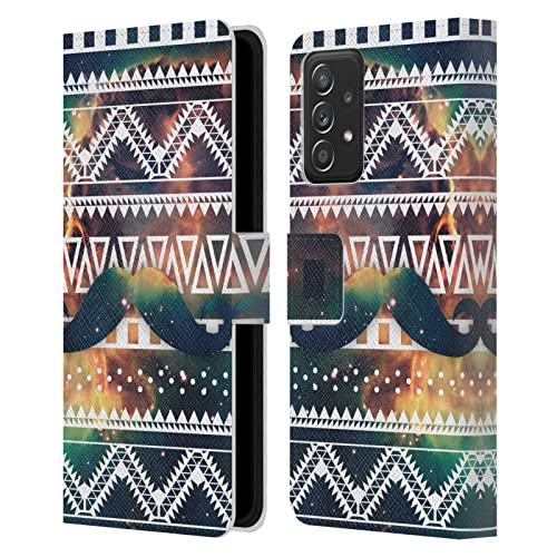 Étui portefeuille Galaxy A53 5G Head Case Designs motif moustache