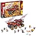 LEGO NINJAGO Land Bounty 70677 Toy Truck Building Set with Ninja Minifigures, Popular Action Toy with Two Toy Vehicles and Toy Ninja Weapons for Creative Play (1,178 Pieces)
