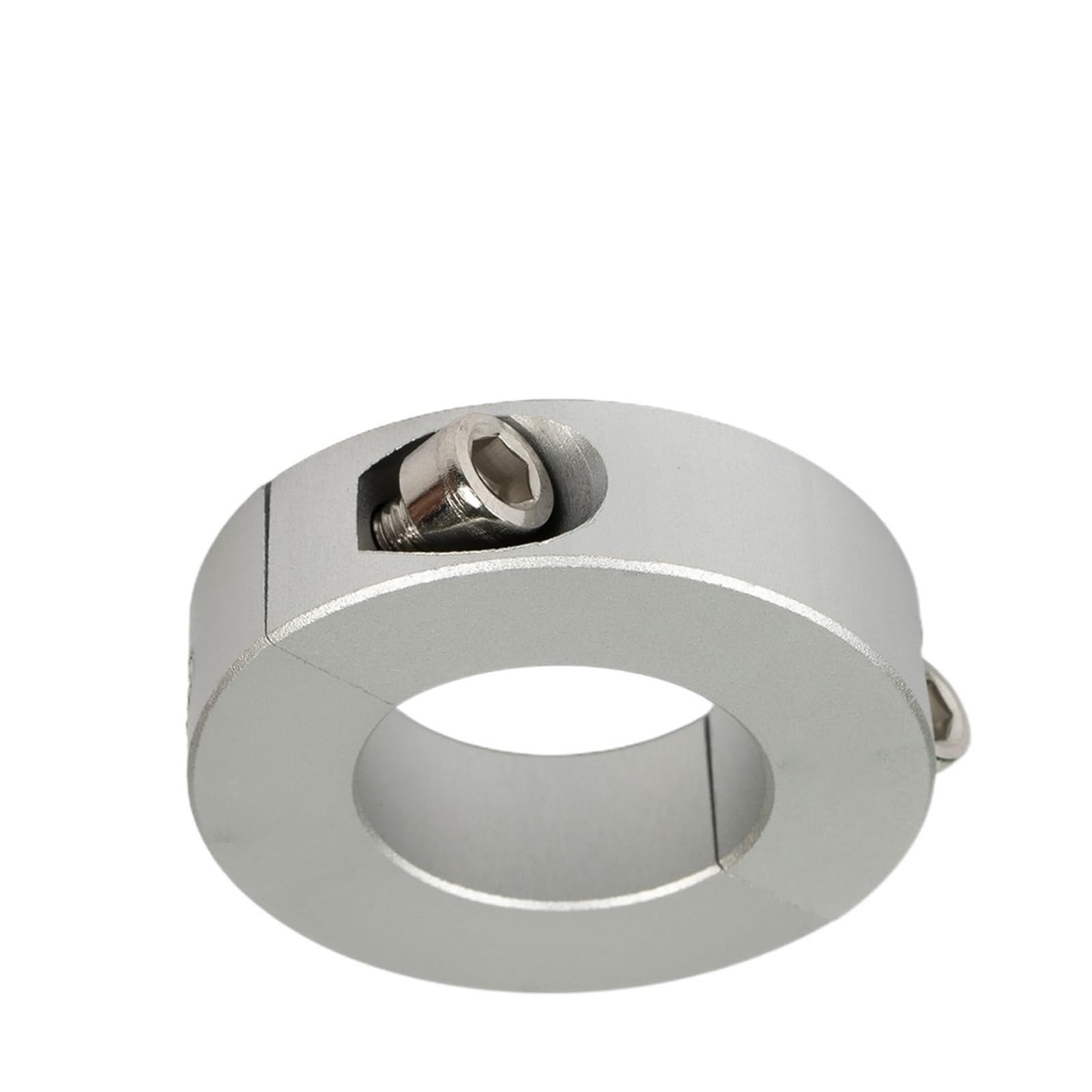 Single Split Shaft Collar, Aluminum Alloy Fixed Rings Double Split Shaft Collar Multiple Sizes for Machinery(15mm)