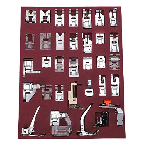 Set de 32 Pies Prensatelas para Máquina de Coser miniatura 3