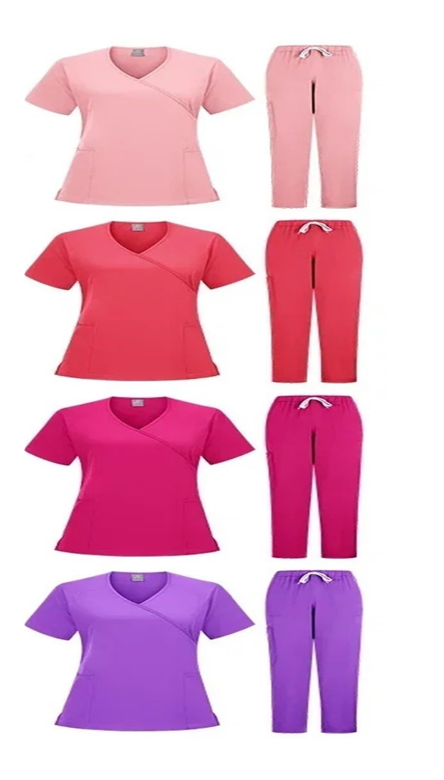 Uniforme Sanitario Hombre Conjunto de uniformes de enfermera, pantalones de chándal suaves y transpirables, uniformes quirúrgicos for mujer, ropa de trabajo clínica de enfermería y médico(Gray,M)