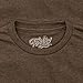 Tee Luv Men's Faded Hershey's T-Shirt - Hersheys Milk Chocolate Logo Shirt, Brown Heather, S