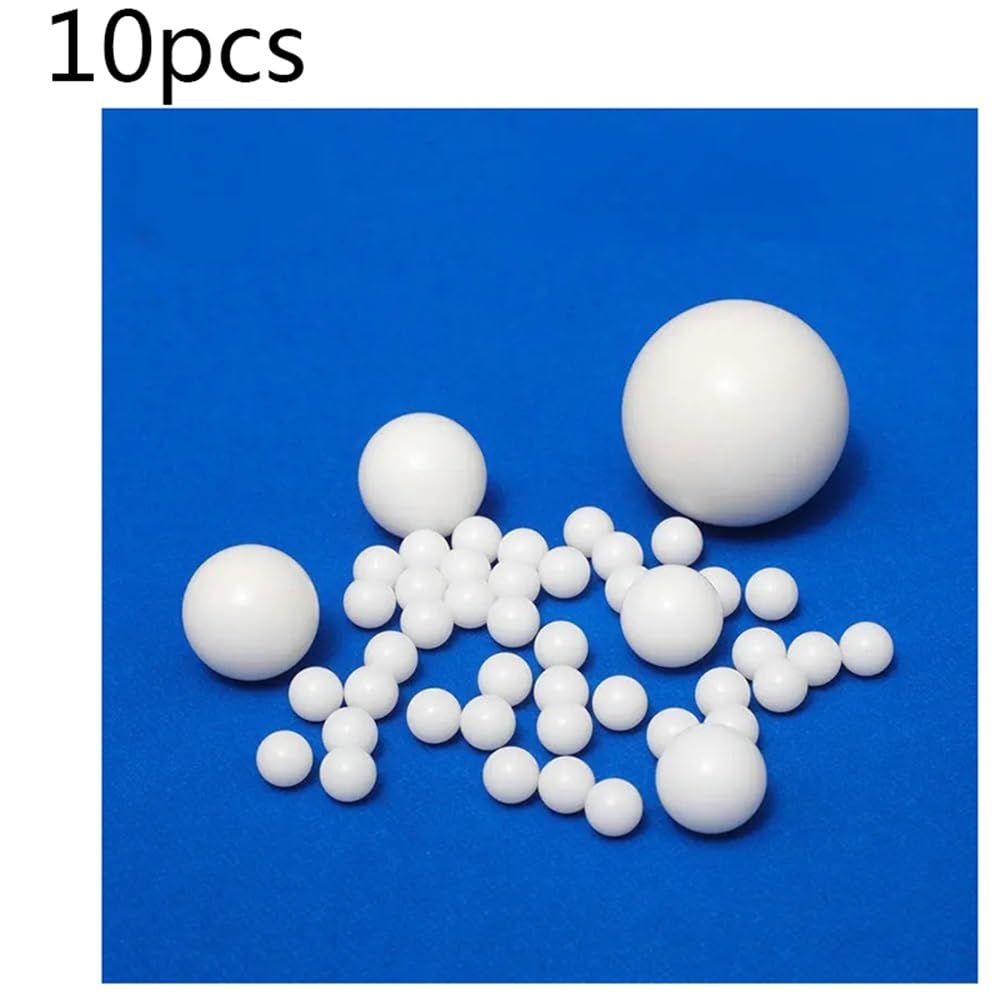 Verrerie et matériel de laboratoire Lot de 10 billes d'agitation blanches en PTFE de laboratoire, diamètre 20 mm à 32 mm, F4, for expériences(20mm)