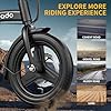 sepado Folding Electric Bike for Adults,750W Peak Motor Folding ebike,20mph Speed,36V Removeable Battery,40miles PAS Range,14 inch Compact Foldable Electric Bike for Leisure Riding Commuting #4