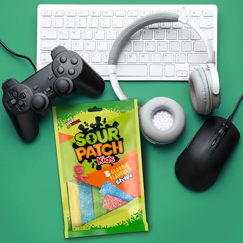 SOUR PATCH KIDS Soft & Chewy Candy Strips, Bulk Candy, 6-3.5 oz Bags - image 6