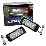 iJDMTOY OEM-Fit 3W Full LED License Plate Light Kit Compatible With 2006-14 MINI Cooper Gen2 R56 R57...