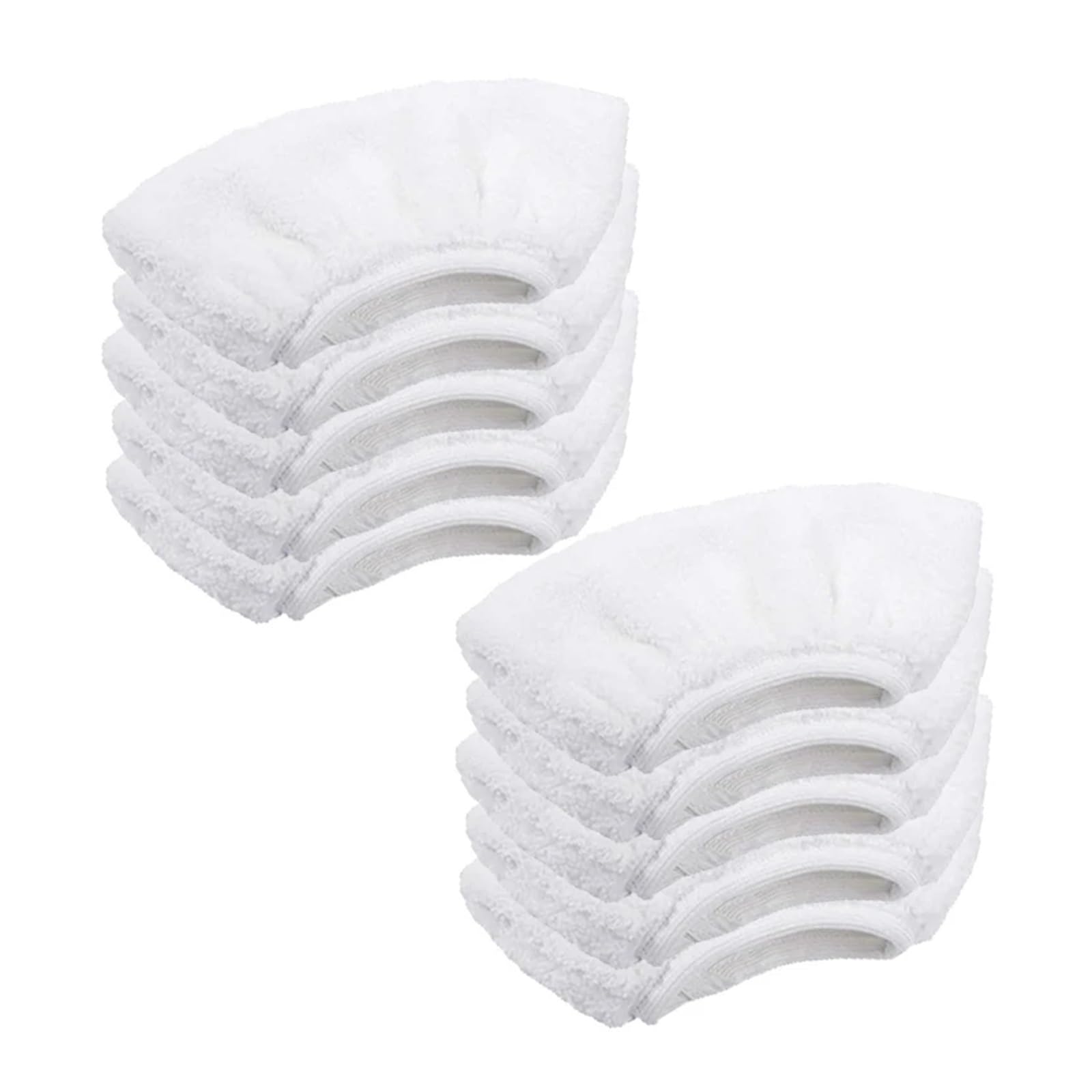 eufeifeiegds Testine di ricambio for mop in tessuto for SC2 SC3 SC4 SC5 Stracci Copertura for mop in microfibra Accessori for pulitori a vapore Pezzi di ricambio wefeiegds(10 pcs)