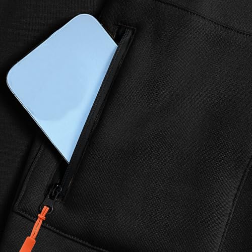 Big and Tall Hoodies for Men Quarter Zip Up Tactical Hoodie Pullover Fall Winter Fashion Hooded Sweatshirt Pockets4