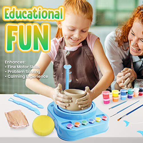 image for Insnug Pottery Wheel Art Craft Kit - Arts and Crafts Kids Toys Ages 8 