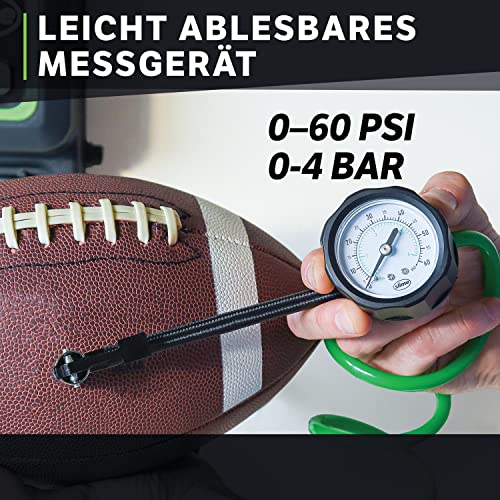 Slime 40070-95 Reifenfüllgerät für Alle Reifen, Garagen-Reifenfüllstation, Wandmontiertes 120-V-Reifenfüllgerät, Für Autos, Räder, Aufblasbare Produkte, Sportbälle