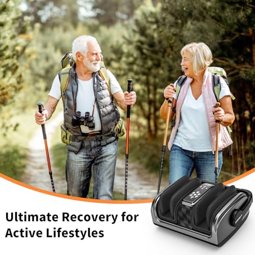 Image of CARESKY Shiatsu Foot Massager with Heat, FSA Eligible HSA Foot Massager for Plantar Fasciitis, Neuropathy, Circulation and Pain Relief, Foot and Calf Massage at Home /Office