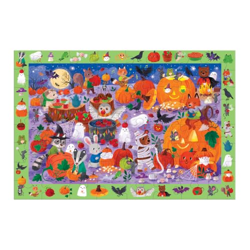 Mudpuppy Pumpkin Patch – Rompecabezas de 64 piezas para buscar y encontrar con temática de Halloween para niños de 4 años en adelante miniatura 5