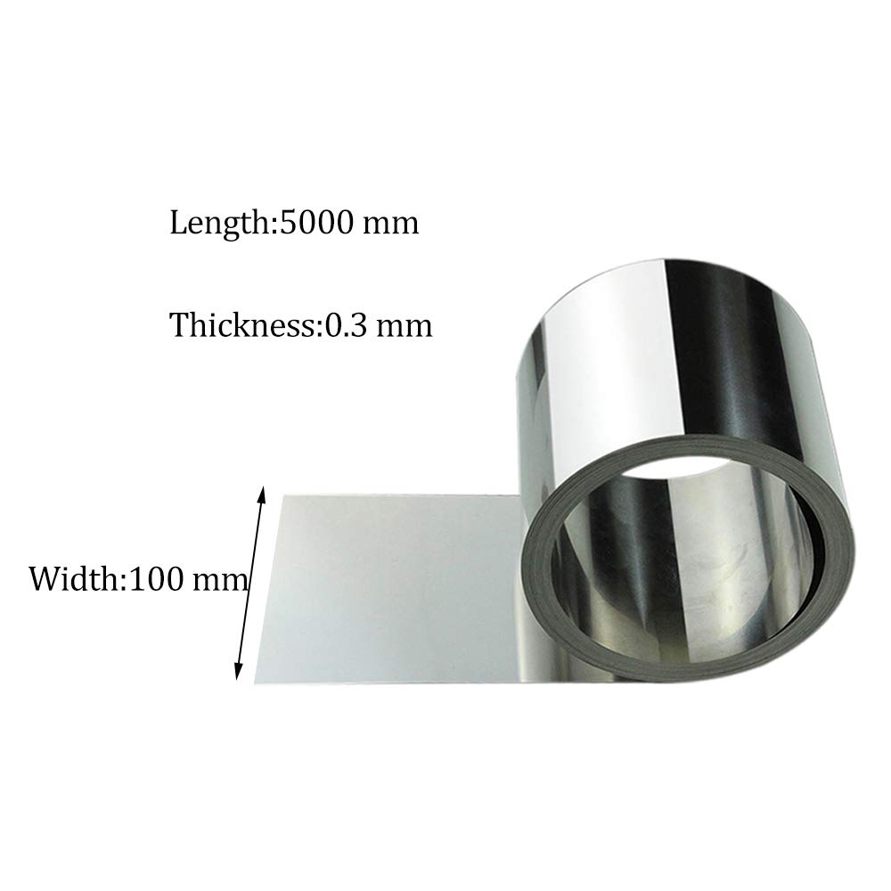 WANGZHENG Aluminium Bande 1060 tôle d'aluminium Pur Foil, Sculpture Panneau Artisanat,5000mm x 100mm x 0.3mm