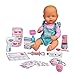 Nenuco - ¿Estás malito?, muñeco bebé con accesorios para ver si está enfermo y jugar a ser médico o enfermera/o y darle todos los cuidados, juguete para niños y niñas de 3 años, Famosa (700016658)