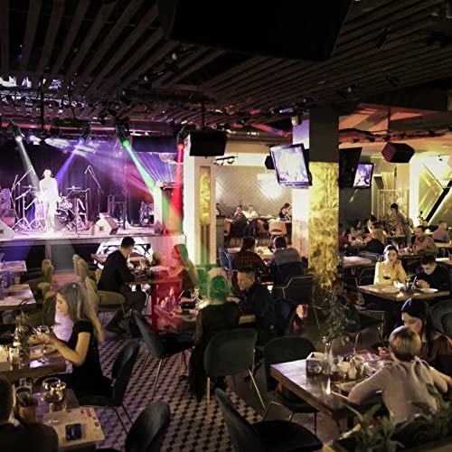 U`king Pinspot Light Rgbw 10W Led Beam Pin Spot By Dmx 512 Sound Activated Controlled Spotlight For Mirror Ball Party Wedding Dj Disco Shows Spot Lighting Black #TOP4