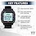 Testing Timers ACT-Authorized Easy-to-Use Digital Pacing Reusable Watch, Includes Test Mode Button with Pre-Program Section for ACT & Blinking Marker to Monitor Elapsed Time (Standard + Extended Time)