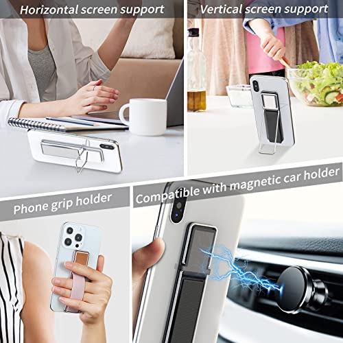 Phone Grip, Yuoros Phone Holder Stand For Desk Universal Cell Phone Ring Loop Kickstand (3 Pieces Black Grey Pink) #TOP2