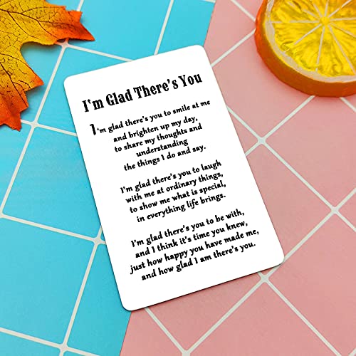Best Friend Gift Husband Engraved Wallet Card Insert for Best Friend Wallet Card for Boyfriend Friendship Gift for Men or Women Best Friend Christmas Wedding Anniversary Birthday Gift Card for Couples