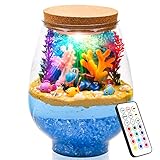 MAGICLUB Light-Up Terrarium Arts and Crafts Kit for Kids,Remote Birthday Gifts Toys for Toys,Make Yo