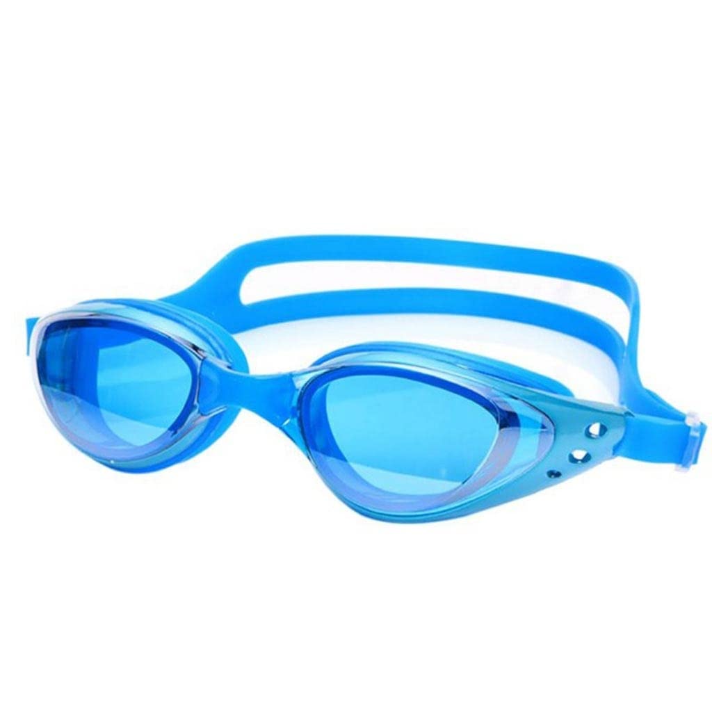 DFrywdgSEY swimming goggles, Mirrored Swim Silicone Seal Swimming Goggles Diving Glasses UV Protection Anti-fog Anti-shatter Waterproof