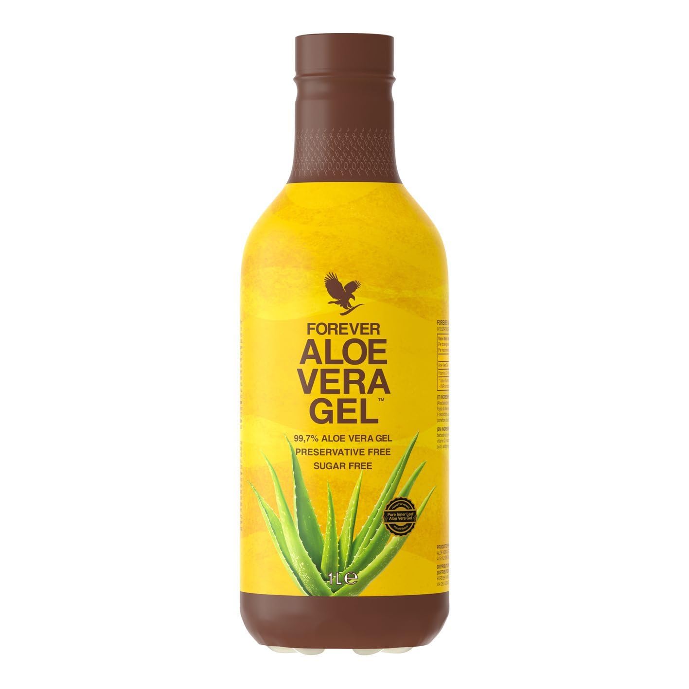 Forever Aloe Vera Gel – Gel da bere con aloe vera stabilizzata, depurativo e digestivo, ideale per il benessere quotidiano – bottiglia PET da 1 L