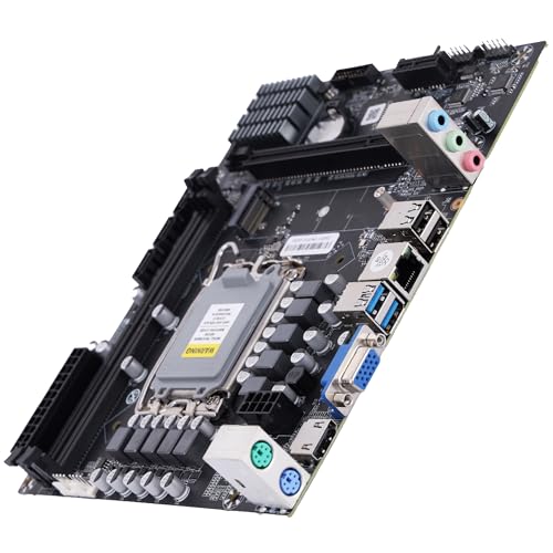 Image of ZEBRONICS H610M2 Micro-ATX Motherboard for LGA 1700 Socket, Supports Intel 12th & 13th Generation Processors, M.2 Slot, 5.1 Audio, DDR4 3200 MHz, Ports (RJ45 | SATA | USB 3.0 | HDMI)