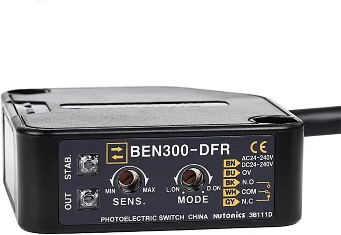 Photoelectric Sensor Switch AC DC Relay Output Adjustable photoelectric BEN5M-MFR/MDT BEN300/500-DFR/DDT BEN10M-TFR/TDT(BEN500-DFR)