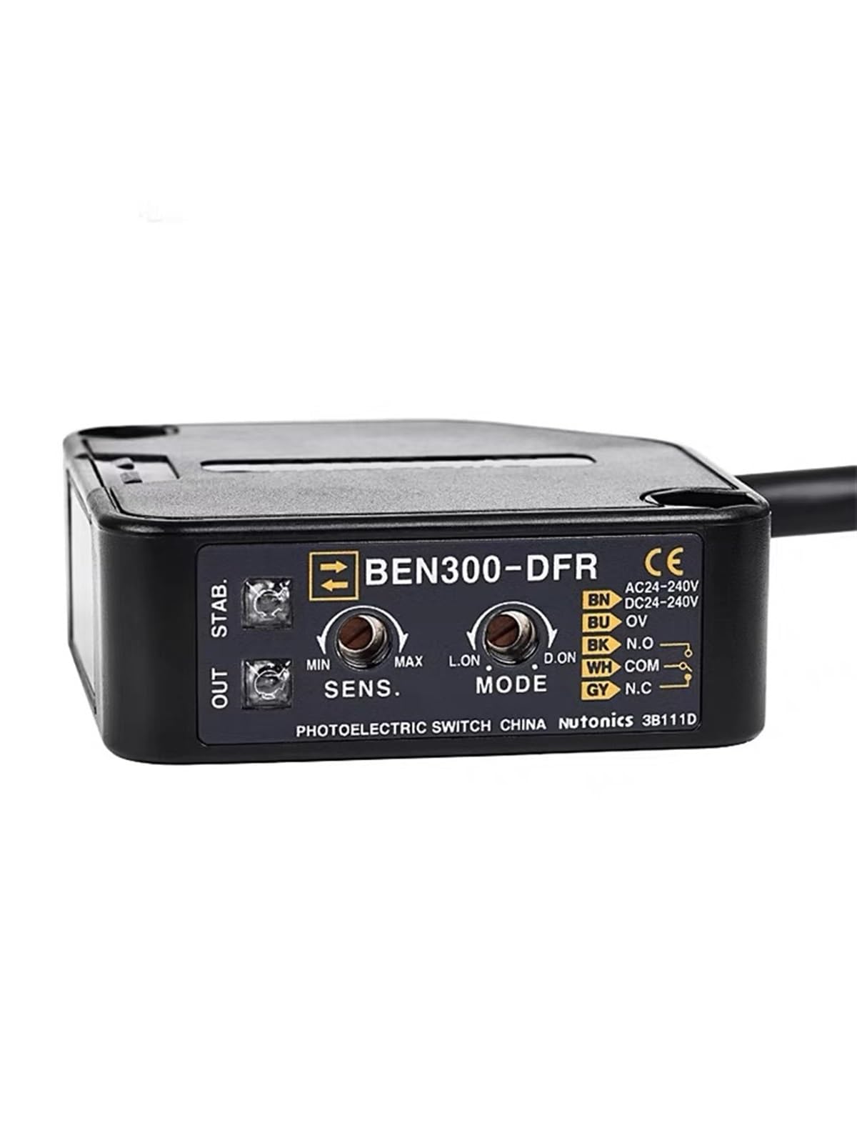 PXQCHAVLN Photoelectric Sensor Switch AC DC Relay Output Adjustable photoelectric BEN5M-MFR/MDT BEN300/500-DFR/DDT BEN10M-TFR(BEN300-DFR)
