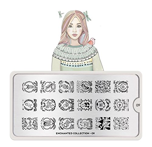 MoYou-London Nail Art Image Stamping Plate Enchanted Collection 09 Shipping Within 24h US Stock