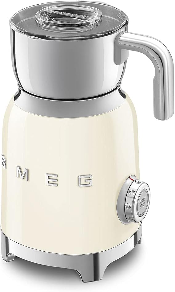 Smeg MFF01CRUS 50's Retro Style Milk Frother - Cream