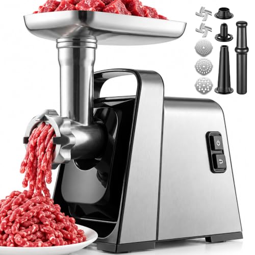 Electric Meat Grinder, 3000W Max Heavy Duty Meat Grinder Machine