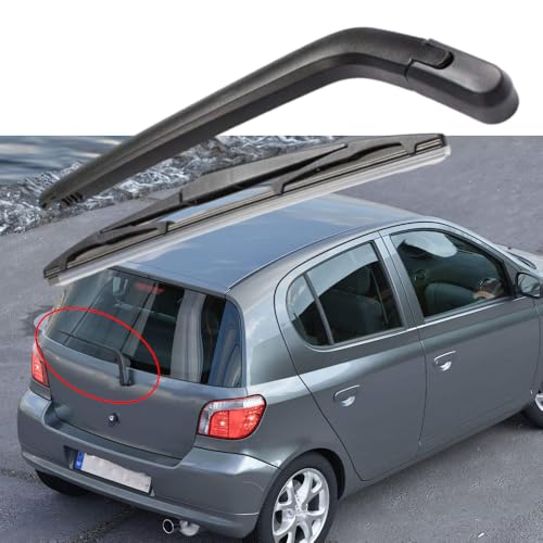 Juego de brazo de limpiaparabrisas trasero y escobilla para coche Yaris Vitz 2