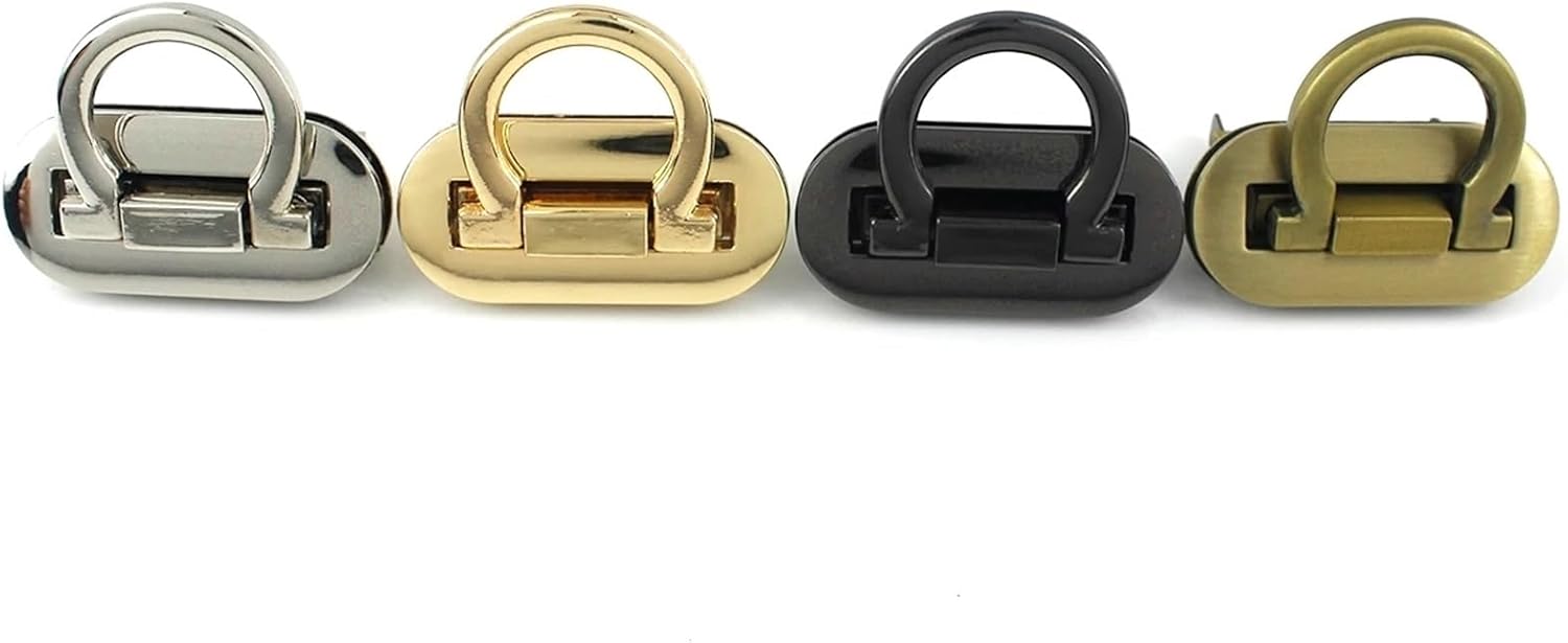 Metal Folding Lock Oval Shape Clasp Closure Accessories 42mm 1Pcs(D)