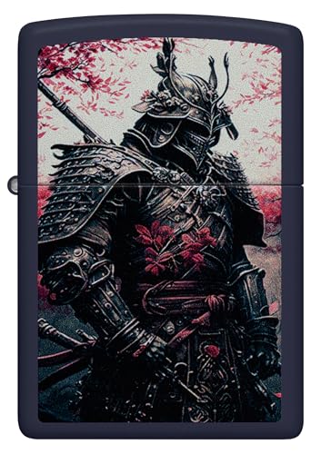 Encendedor Zippo Samurai Warrior - Navy Matte miniatura 2