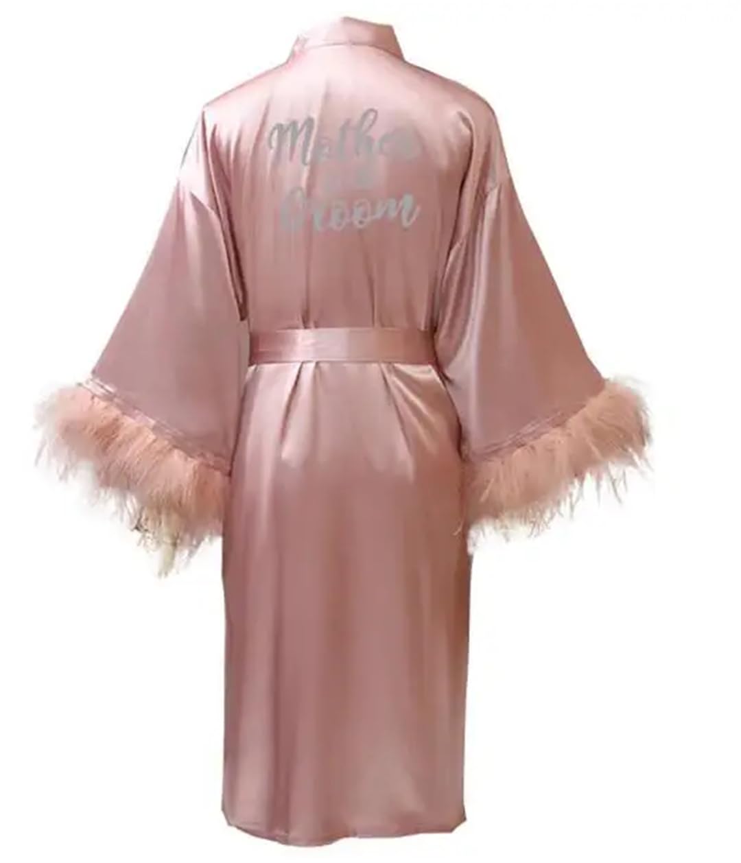 Yeuyyben Kimono in raso pigiama abito da sposa damigella d'onore sorella madre della sposa abiti