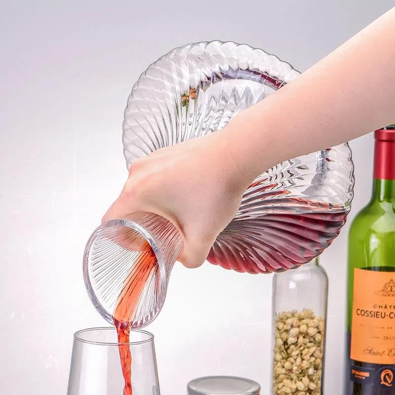 Carafe à décanter en verre rouge soufflé de haute qualité - 5
