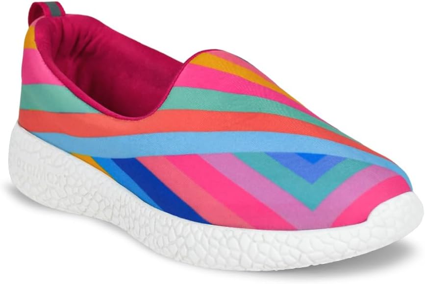 Kids Boys and Girls Loafers | Slip-on Sneakers | Breathable | Lightweight | Easy Slip-On | Printed Sneaker Shoes