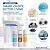 Max Water 3 Stage (Coastline Houses, Cottage, Farm, Well & Underground Water) 10 inch Water Filtration System for Whole House-Sediment+Iron Manganese+CTO Post Carbon -3/4" Inlet/Outlet- Model : WH-SW5