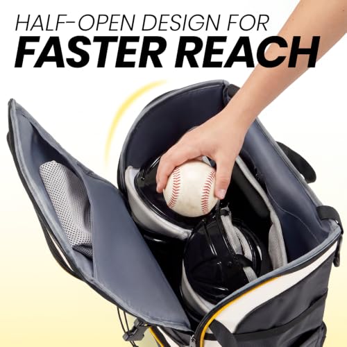 Fanwoli Rolling Baseball Backpack