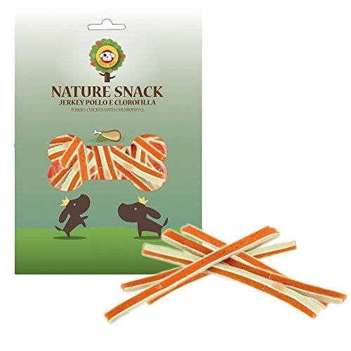 Nature Snack Jerkey Pollo e Clorofilla per Cani (80gr)