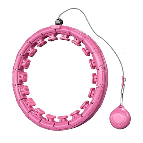 Hoola Hoop Fitness - Colcha de fitness desmontable inteligente, aro ancho y ajustable con cerdas de masaje y 24 piezas extraíbles, aro adelgazante adecuado para fitness/gimnasia Cover