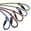 Mycicy Duurzame Touw Slip kraag Choke Hond Lood-Extreem Comfortabel Handvat No-pull Huisdier Training Leash voor Medium en Grote honden-1.5mx12mm