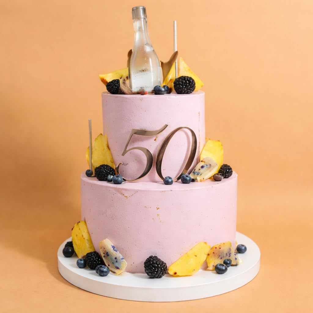 Cake Board aus Styrodur Ø 40 cm, stabil, leicht, 2,3cm hoch, extra hoch für Dekobänder