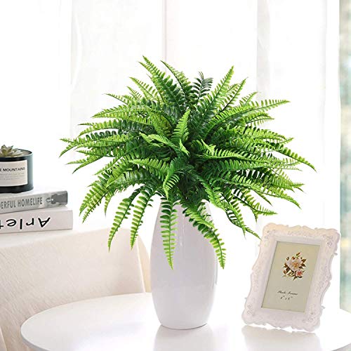 HBell Artificial Fake Plants 12 Bundles Outdoor UV Resistant Greenery Shrubs Plants Indoor Outside Hanging Planter Home Garden Decorating - Cosy Home Interiors HBell Artificial Fake Plants 12 Bundles Outdoor UV Resistant Greenery Shrubs Plants Indoor Outside Hanging Planter Home Garden Decorating - Image 6