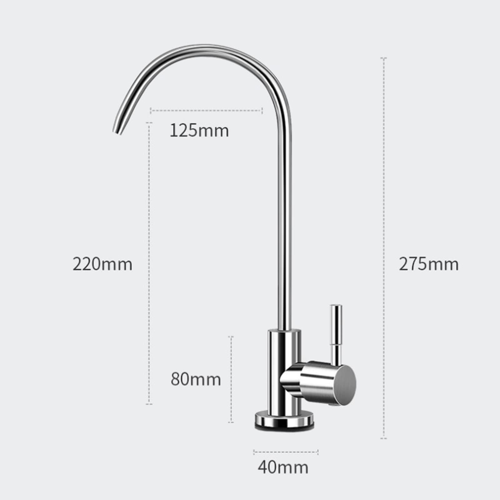 Grifo De Agua Potable, Grifo De Ósmosis Inversa Cromado, Grifo De Cocina